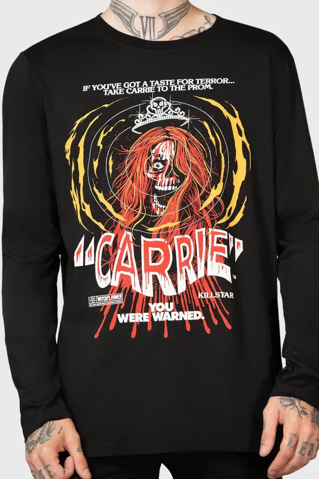 Killstar Warned Long Sleeve Top Women Long Sleeves
