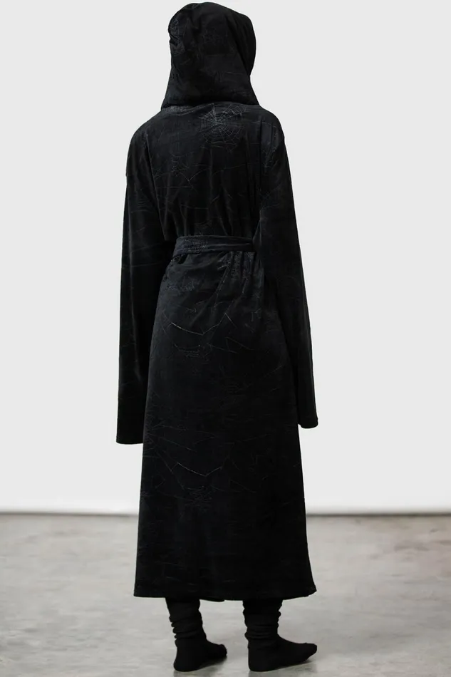 Killstar Webbed Robe Women Loungewear