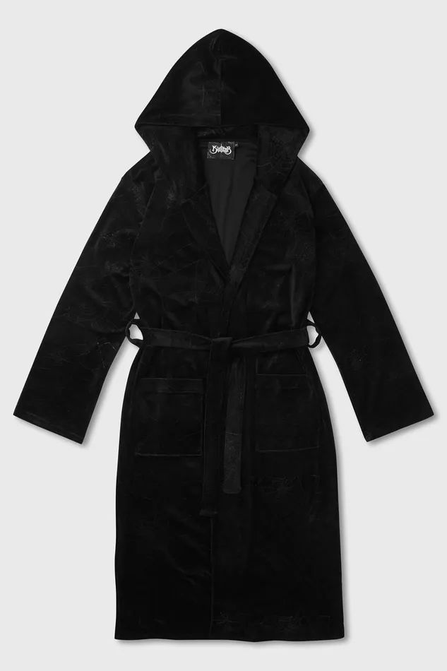 Killstar Webbed Robe Women Loungewear