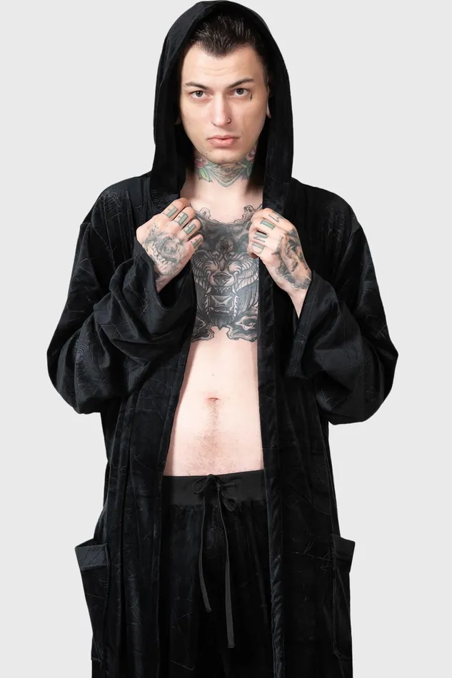 Killstar Webbed Robe Women Loungewear