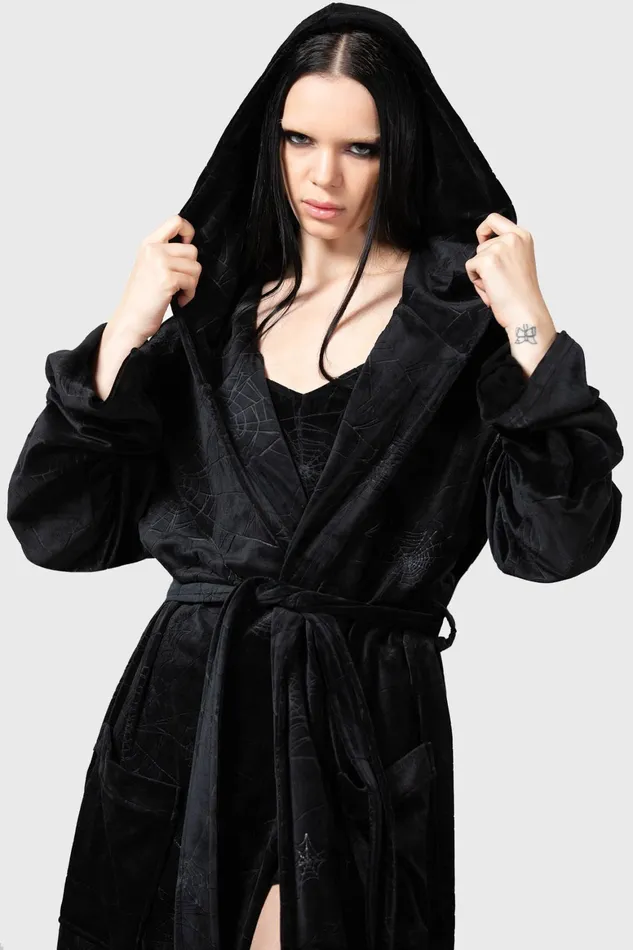 Killstar Webbed Robe Women Loungewear