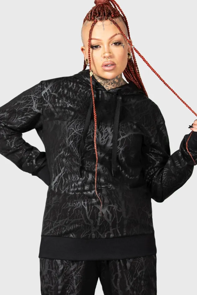 Killstar Wicked Woods Watcher Hoodie Women Athleisure
