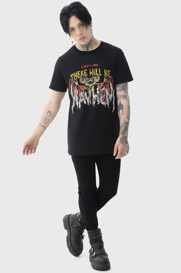 Killstar Will Be Mayhem T Shirt Men TShirts and Vests
