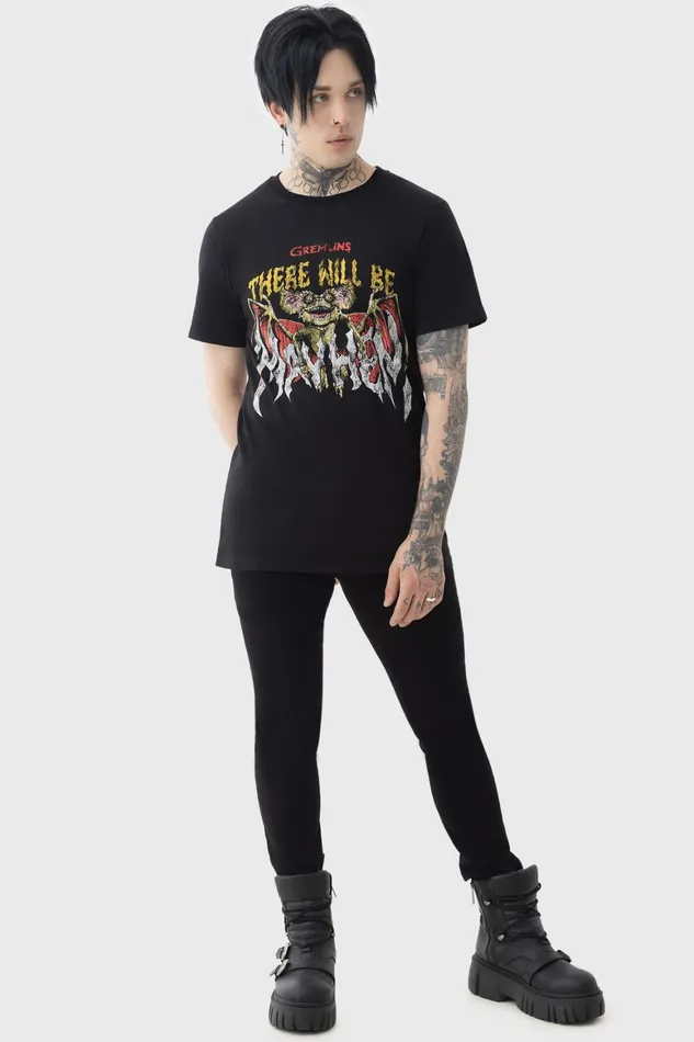 Killstar Will Be Mayhem T Shirt Men TShirts and Vests