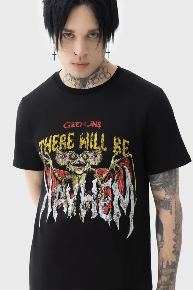 Killstar Will Be Mayhem T Shirt Men TShirts and Vests