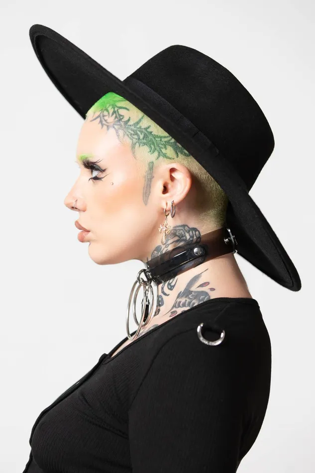 Killstar Witch Brim Hat B Men Accessories