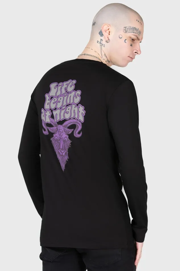 Killstar Witching Hour Long Sleeve Top Men Long Sleeves