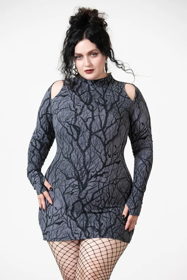 Killstar Witchwood Long Top Women Long Sleeves