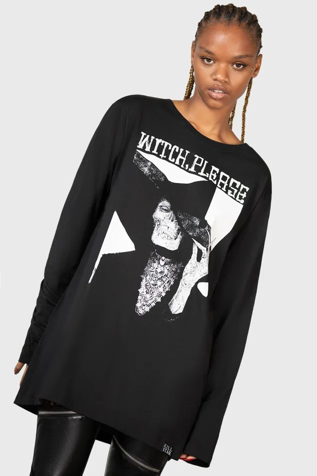 Killstar Wytch Gaze Long Sleeve Top Men Long Sleeves