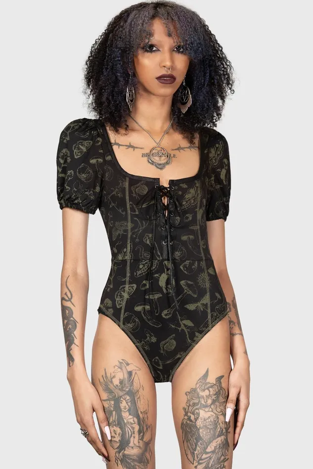 Killstar Xyleena Bodysuit Women Bodysuits