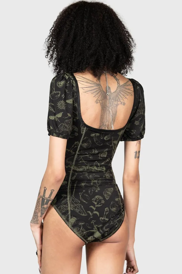 Killstar Xyleena Bodysuit Women Bodysuits
