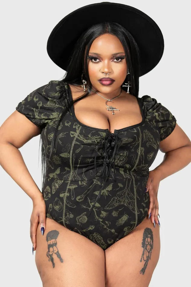 Killstar Xyleena Bodysuit Women Bodysuits