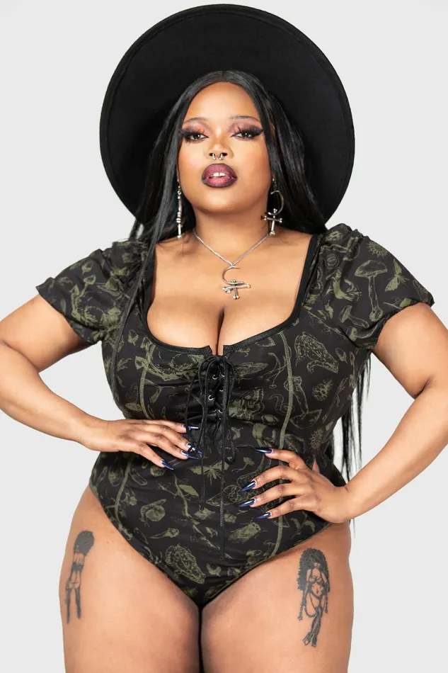 Killstar Xyleena Bodysuit Women Bodysuits