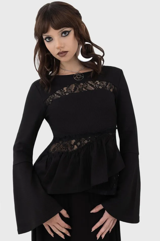 Killstar Yohana Blouse Women Shirts and Blouses