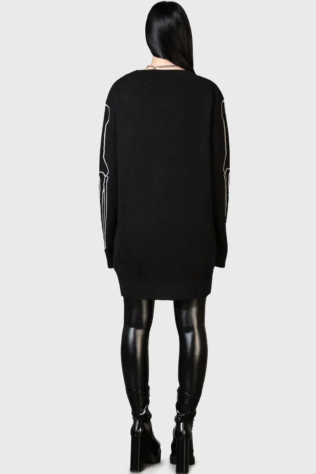 Killstar Your Remains Cardigan Men Knitwear
