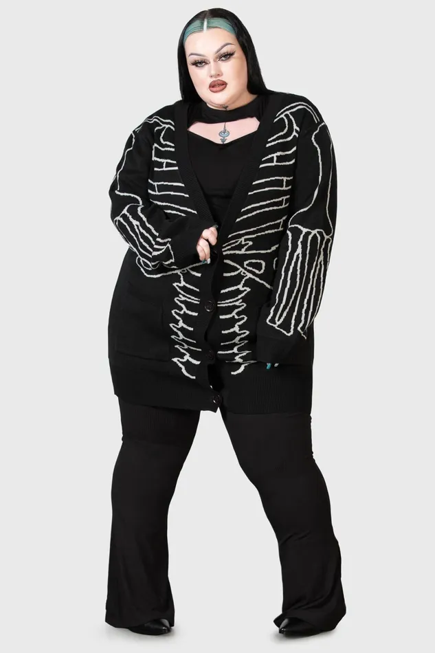 Killstar Your Remains Cardigan Men Knitwear