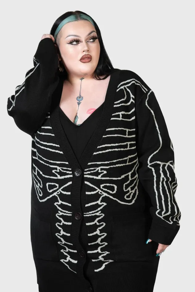 Killstar Your Remains Cardigan Men Knitwear