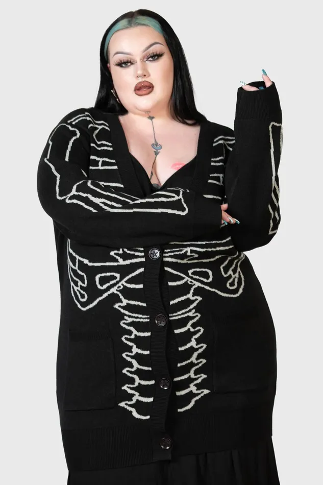 Killstar Your Remains Cardigan Men Knitwear