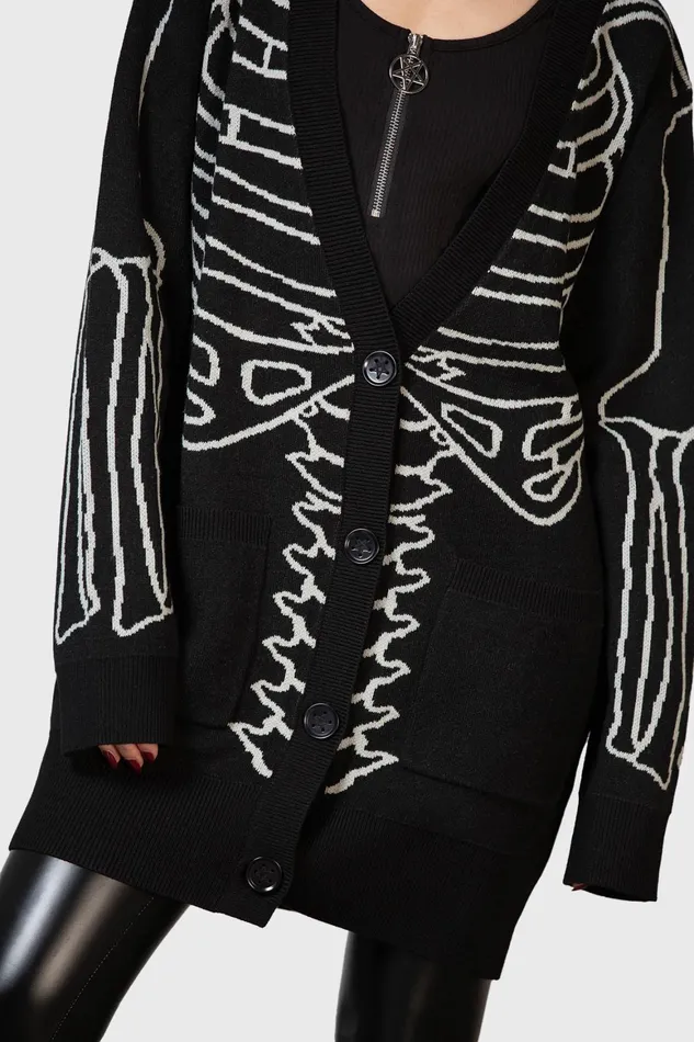 Killstar Your Remains Cardigan Men Knitwear