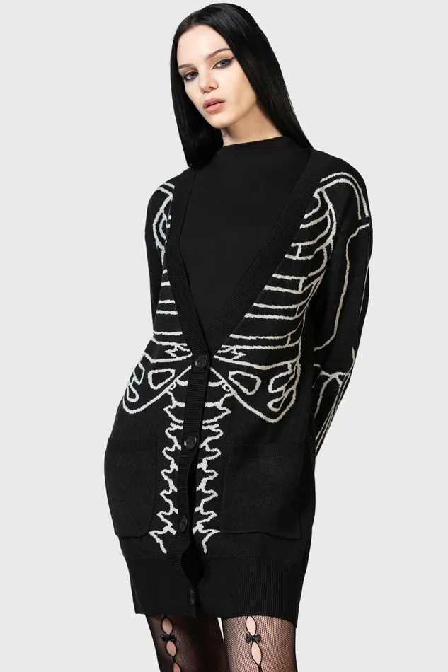 Killstar Your Remains Cardigan Men Knitwear