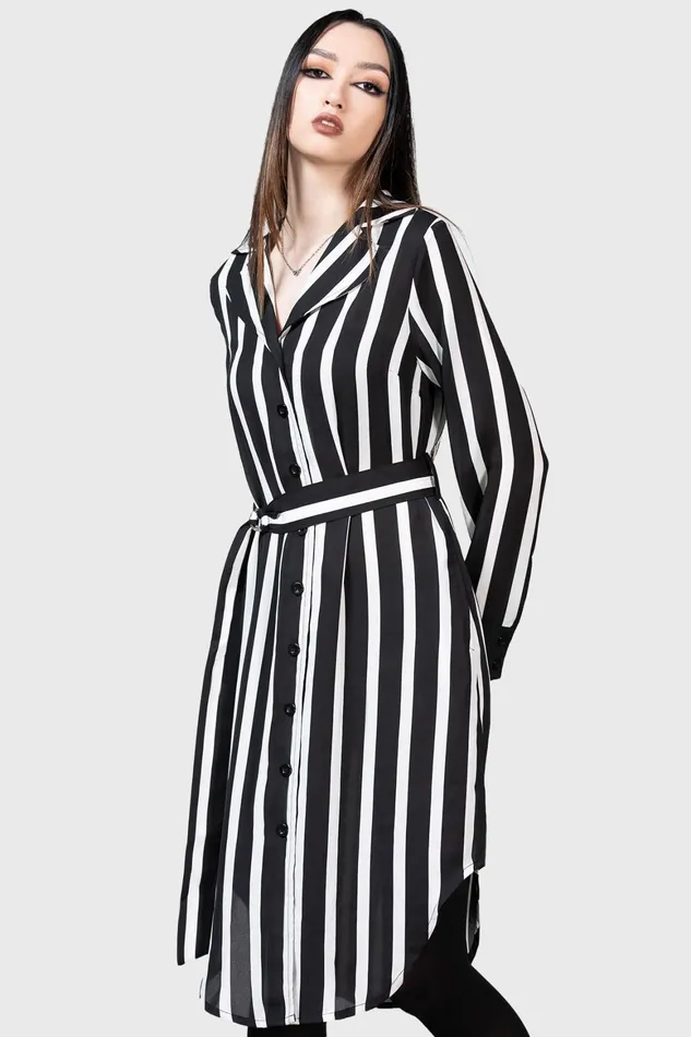 Killstar Zita039s Ruins Shirt Dress Women Shirt