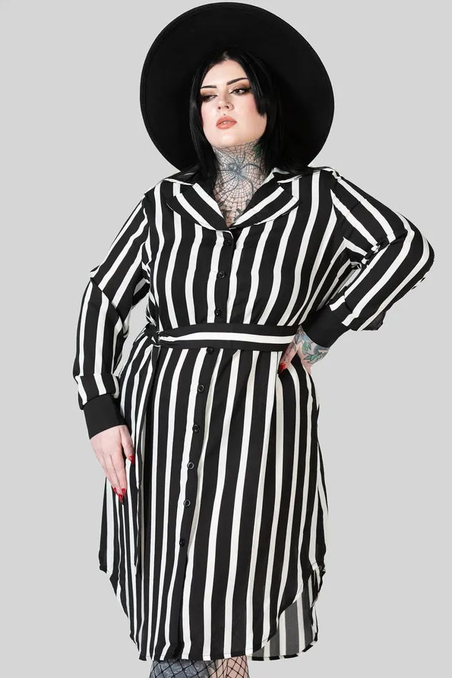 Killstar Zita039s Ruins Shirt Dress Women Shirt