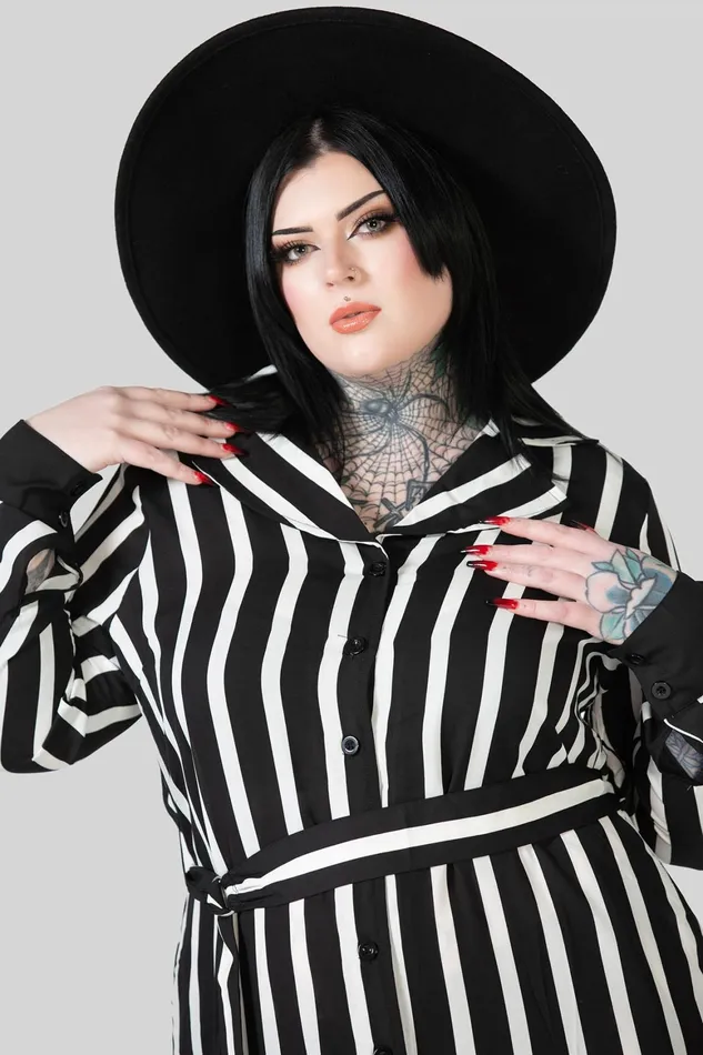 Killstar Zita039s Ruins Shirt Dress Women Shirt