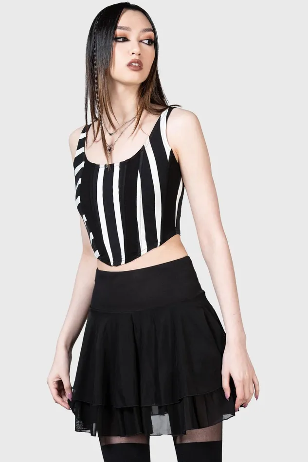 Killstar Zoyas Terror Corset Top Women Corsets