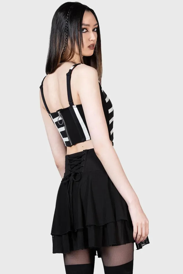 Killstar Zoyas Terror Corset Top Women Corsets