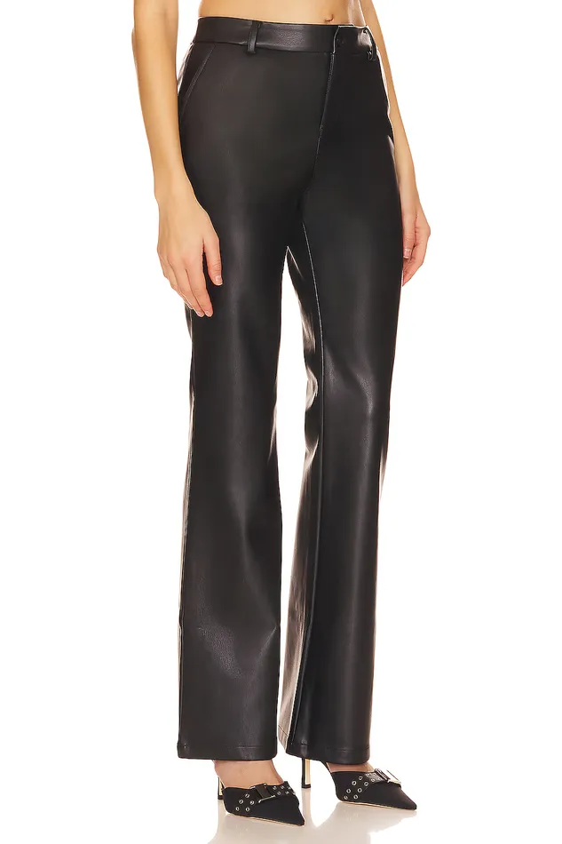 Leather Women Lovers and Friends Christine Flare Pants Black Leather Women Lovers and Friends Christine Flare Pants Black
