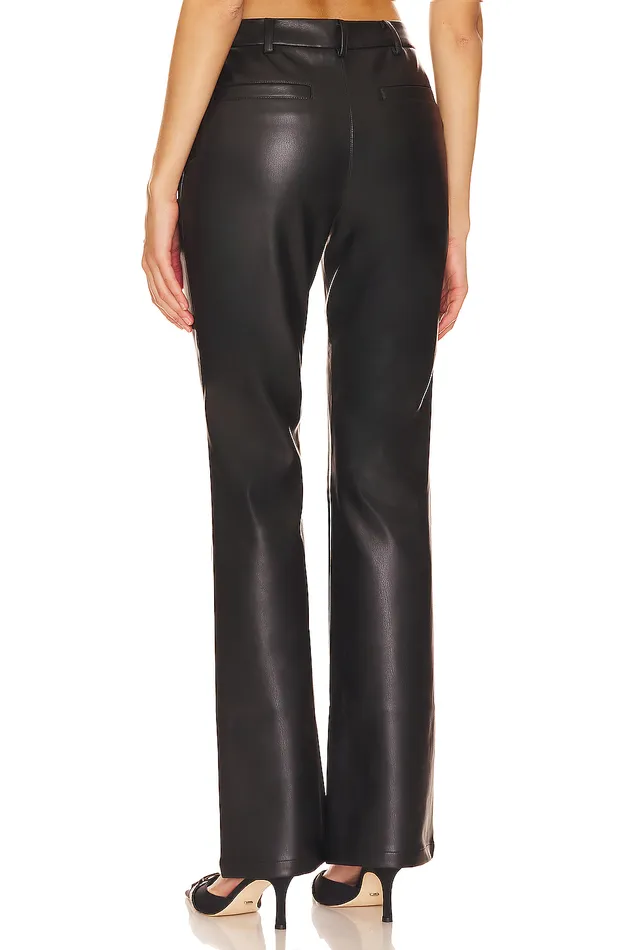 Leather Women Lovers and Friends Christine Flare Pants Black Leather Women Lovers and Friends Christine Flare Pants Black