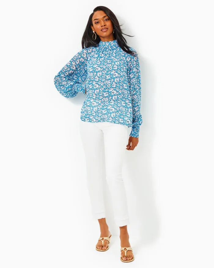 Lilly Pulitzer 29034 South Ocean HighRise Skinny Jean Resort White Women Bottoms Lilly Pulitzer 29034 South Ocean HighRise Skinny Jean Resort White Women Bottoms