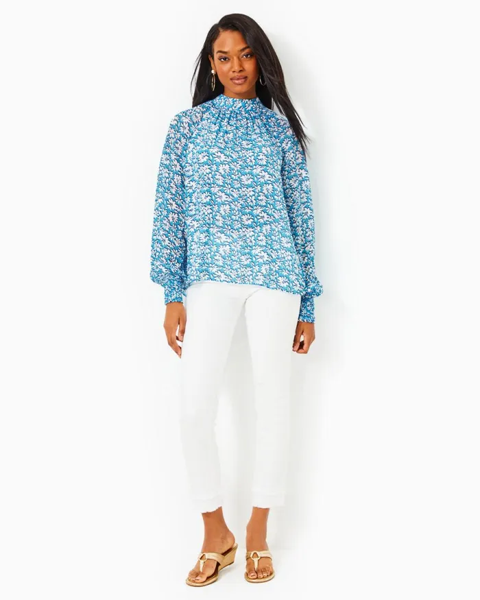 Lilly Pulitzer 29034 South Ocean HighRise Skinny Jean Resort White Women Bottoms