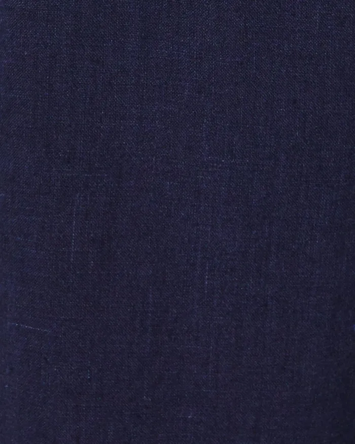 Lilly Pulitzer 31034 Deri Linen Palazzo Pant True Navy X True Navy Women Bottoms