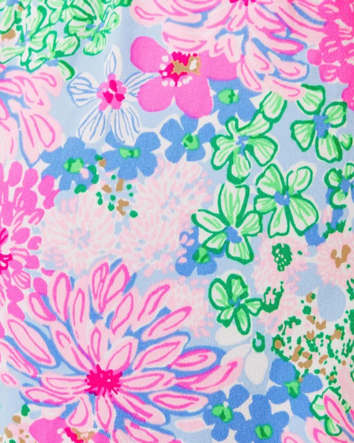 Lilly Pulitzer 4034 Sevina Pajama Knit Short Multi Lil Soiree All Day Women Loungewear