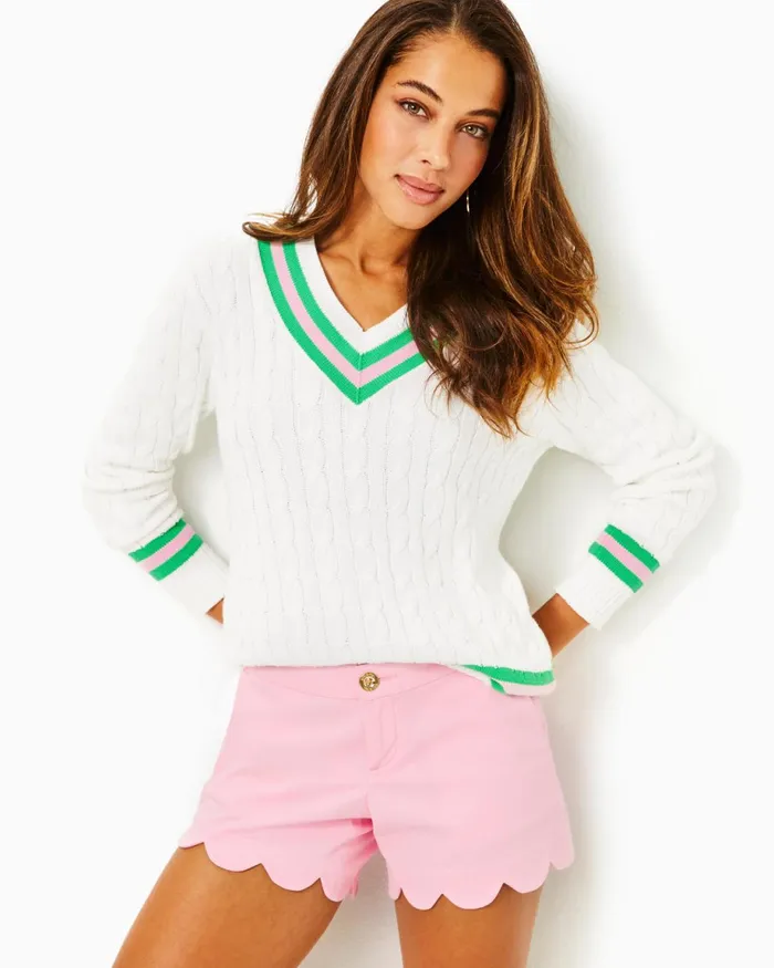 Lilly Pulitzer 5034 Buttercup Low Rise Stretch Short Conch Shell Pink Women Bottoms Lilly Pulitzer 5034 Buttercup Low Rise Stretch Short Conch Shell Pink Women Bottoms