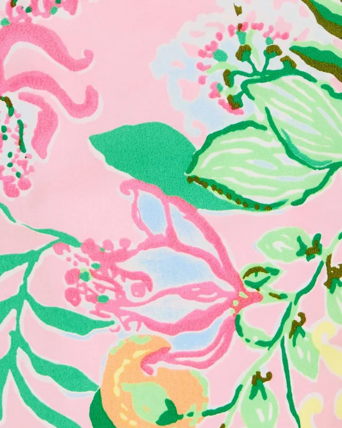 Lilly Pulitzer 5034 Buttercup Stretch Short Multi Via Amore Spritzer Women Bottoms