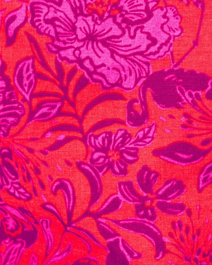 Lilly Pulitzer 5034 Gretchen HighRise Short Amaryllis Red Secret Hideaway Women Bottoms
