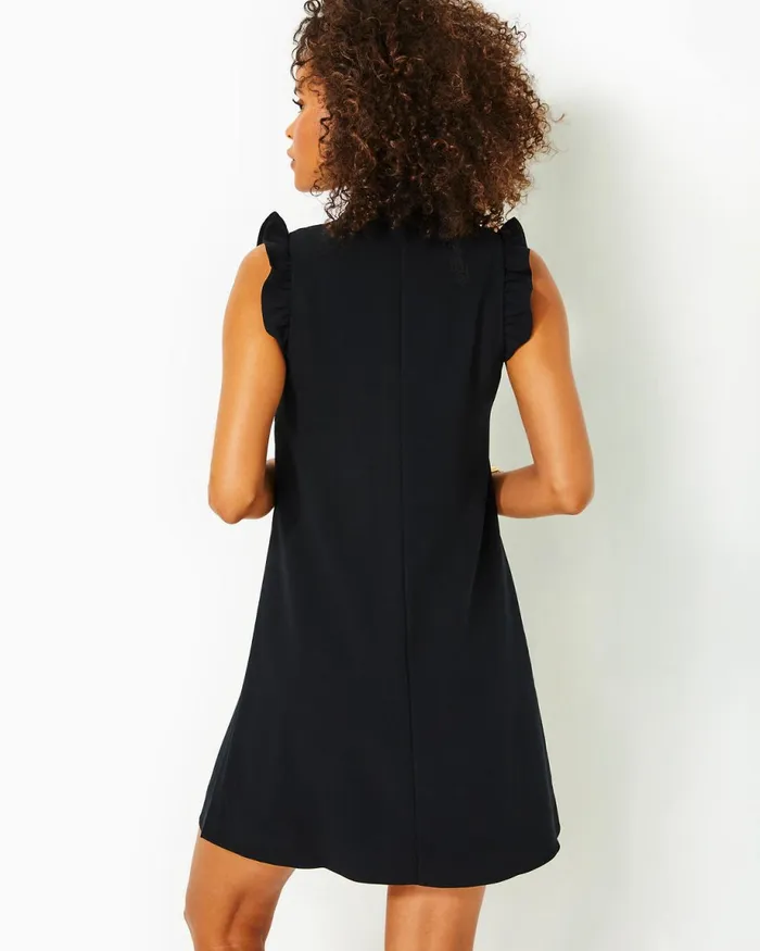 Lilly Pulitzer Adalee Shift Dress Onyx Women ALineEasy Dresses