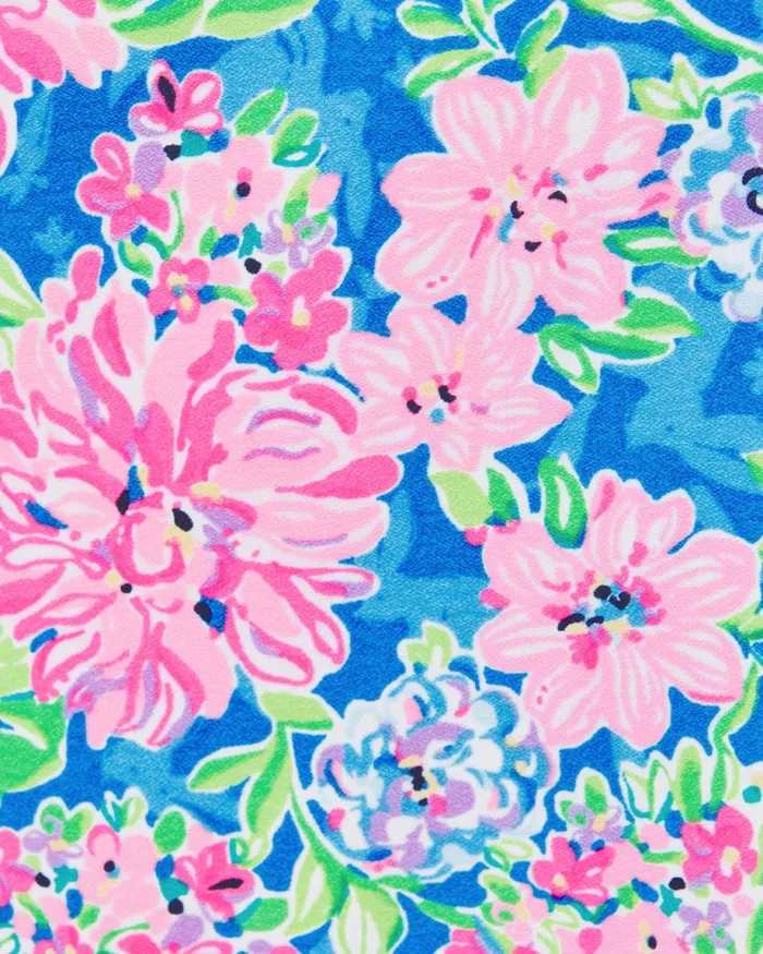 Lilly Pulitzer Alyna Long Sleeve Dress Multi Spring In Your Step Women Straight Dresses