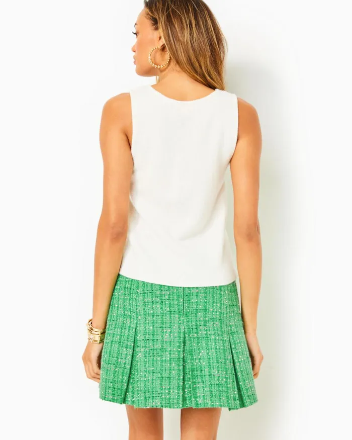Lilly Pulitzer Amila Cashmere Sweater Coconut Women Tops