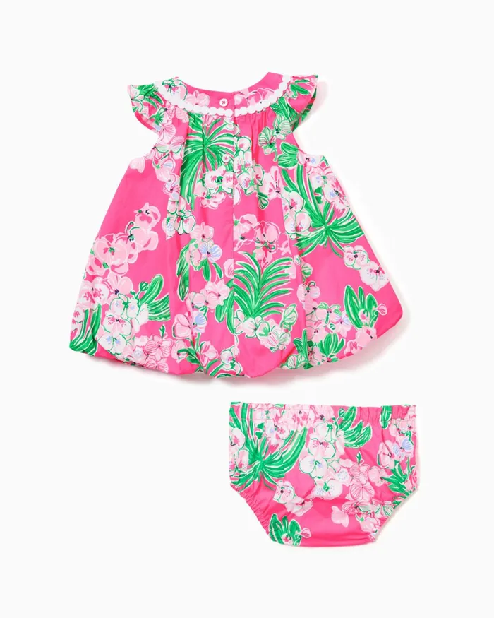 Lilly Pulitzer Baby Paloma Bubble Dress Roxie Pink Worth A Look Girl Dresses and Rompers