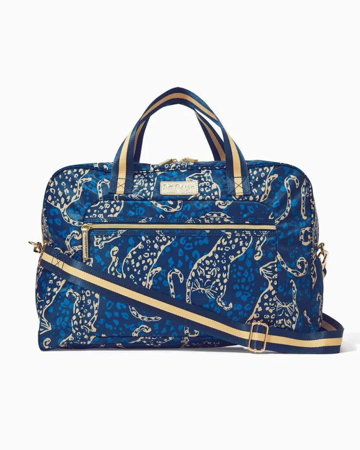 Lilly Pulitzer Beale Weekender Bag Low Tide Navy Easy To Spot Accessories Women Bags