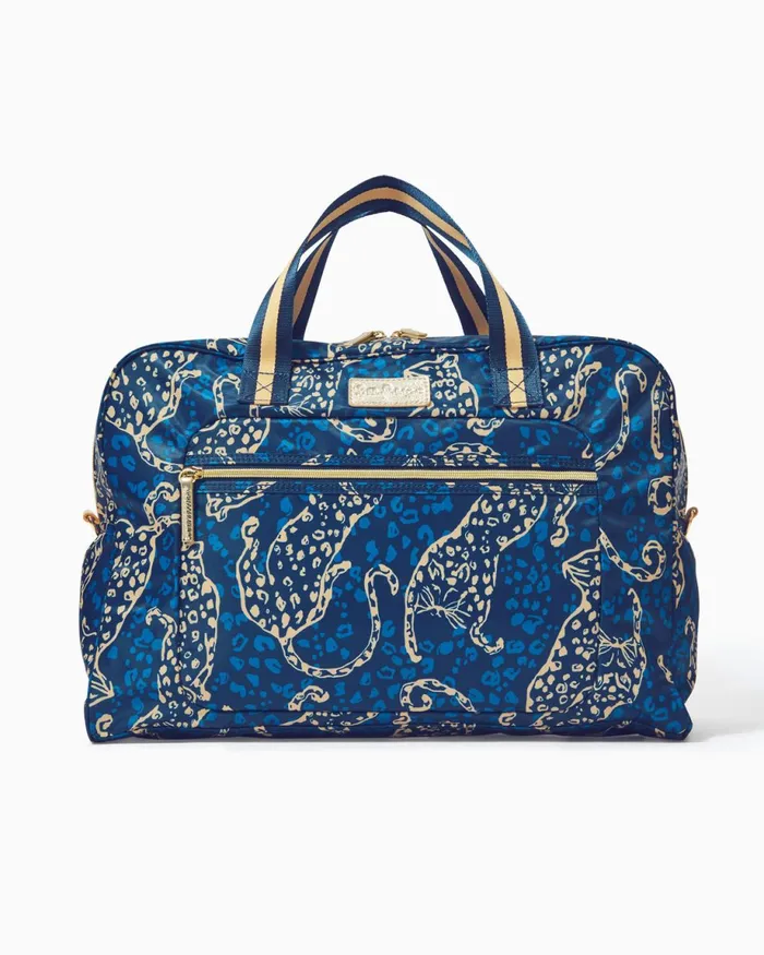 Lilly Pulitzer Beale Weekender Bag Low Tide Navy Easy To Spot Accessories Women Bags
