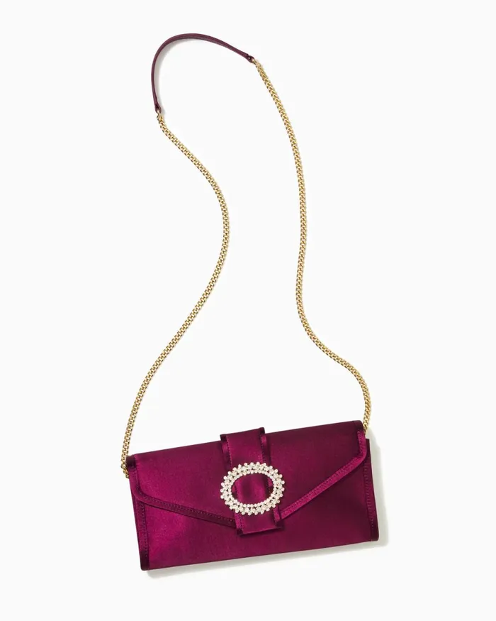 Lilly Pulitzer Benton Clutch Amarena Cherry Women Bags