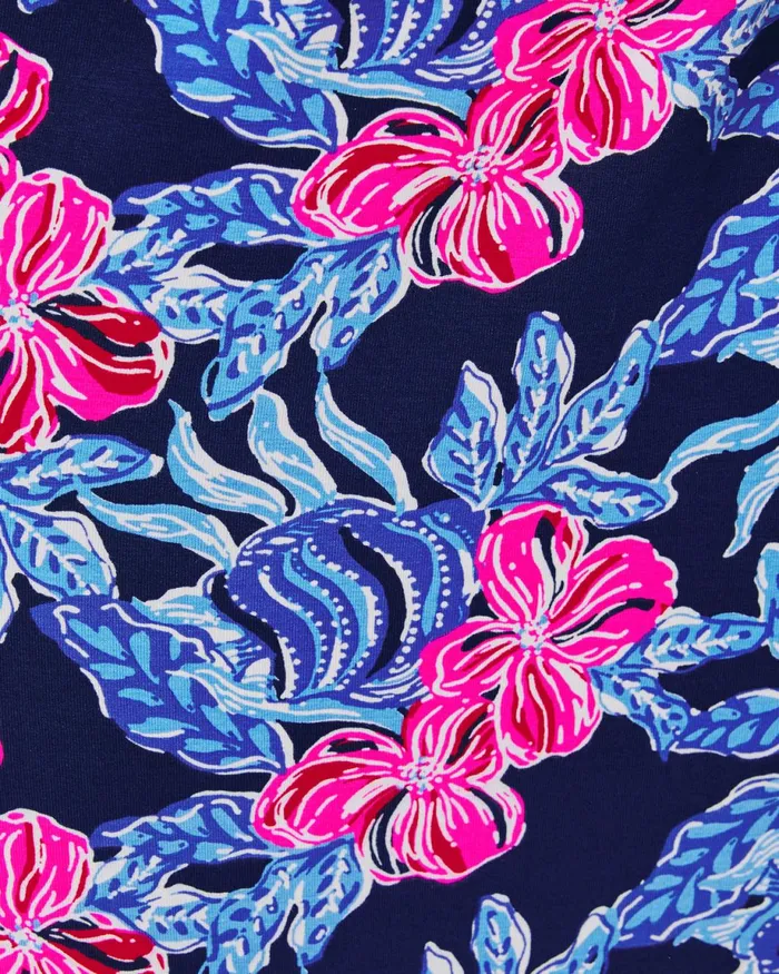 Lilly Pulitzer Bryson Maxi Dress Low Tide Navy Its Ofishell Women Fitted Dresses