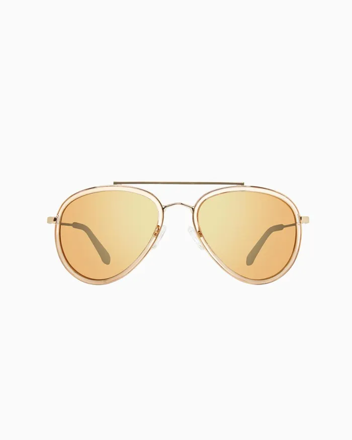 Lilly Pulitzer Elliott Sunglasses Gold Metallic Women Sunglasses and Eyewear