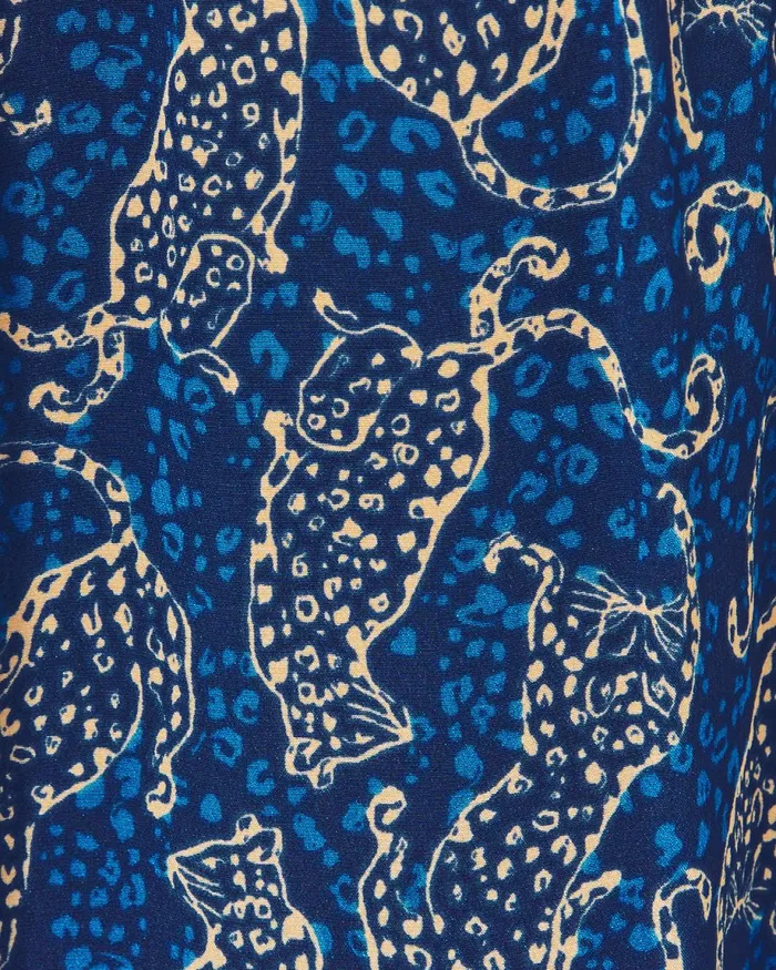 Lilly Pulitzer Elsa Silk Top Low Tide Navy Easy To Spot Women Tops
