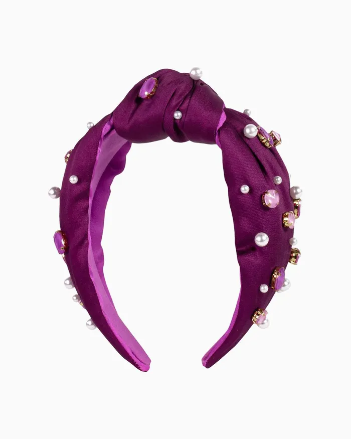 Lilly Pulitzer Embellished Top Knot Headband Amarena Cherry Women Hats and Hair Lilly Pulitzer Embellished Top Knot Headband Amarena Cherry Women Hats and Hair