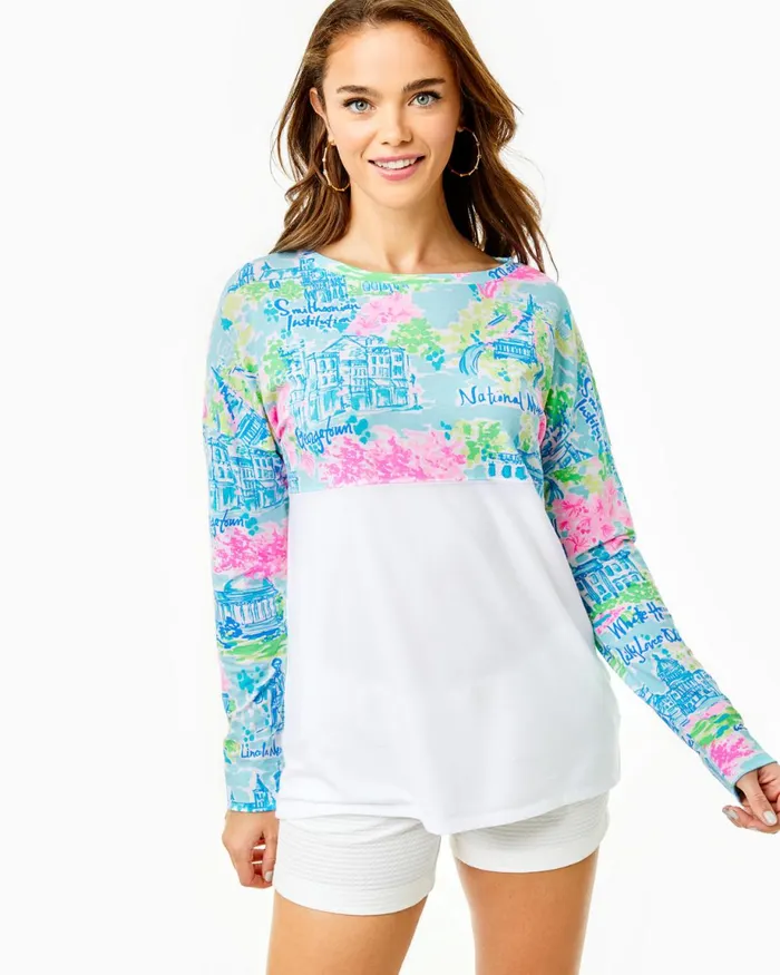 Lilly Pulitzer Finn Top Multi Lilly Loves Dc Women Tops